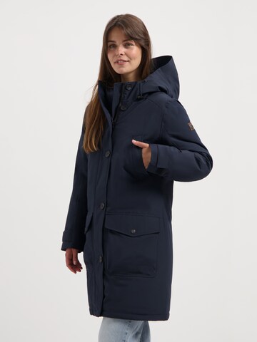 Travelin Wintermantel 'Ester' in Blauw
