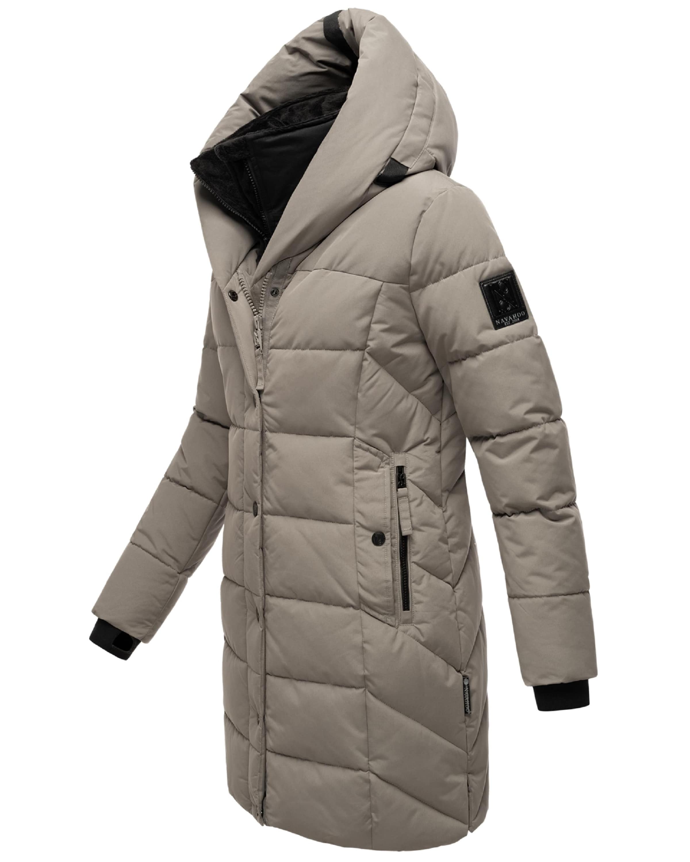 NAVAHOO Zimný kabát 'Knutschilein' - Sivá