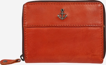 Harbour 2nd Wallet 'Cadis' in Orange: front