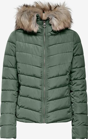 ONLY Winter Jacket in Green: front