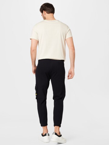 Calvin Klein Jeans Tapered Cargobroek in Zwart