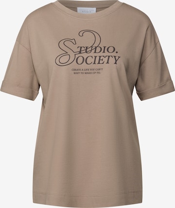 Street One Studio Shirt in Beige: front