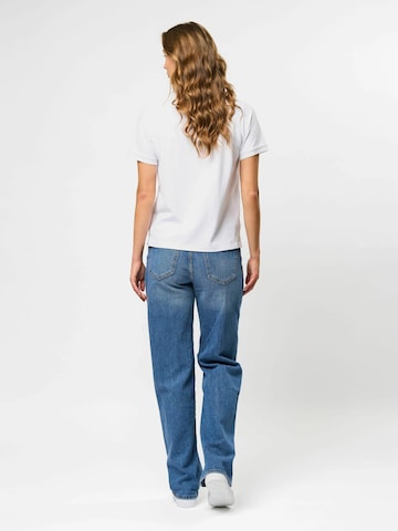 U.S. POLO ASSN. Poloshirt 'Holly' in Weiß