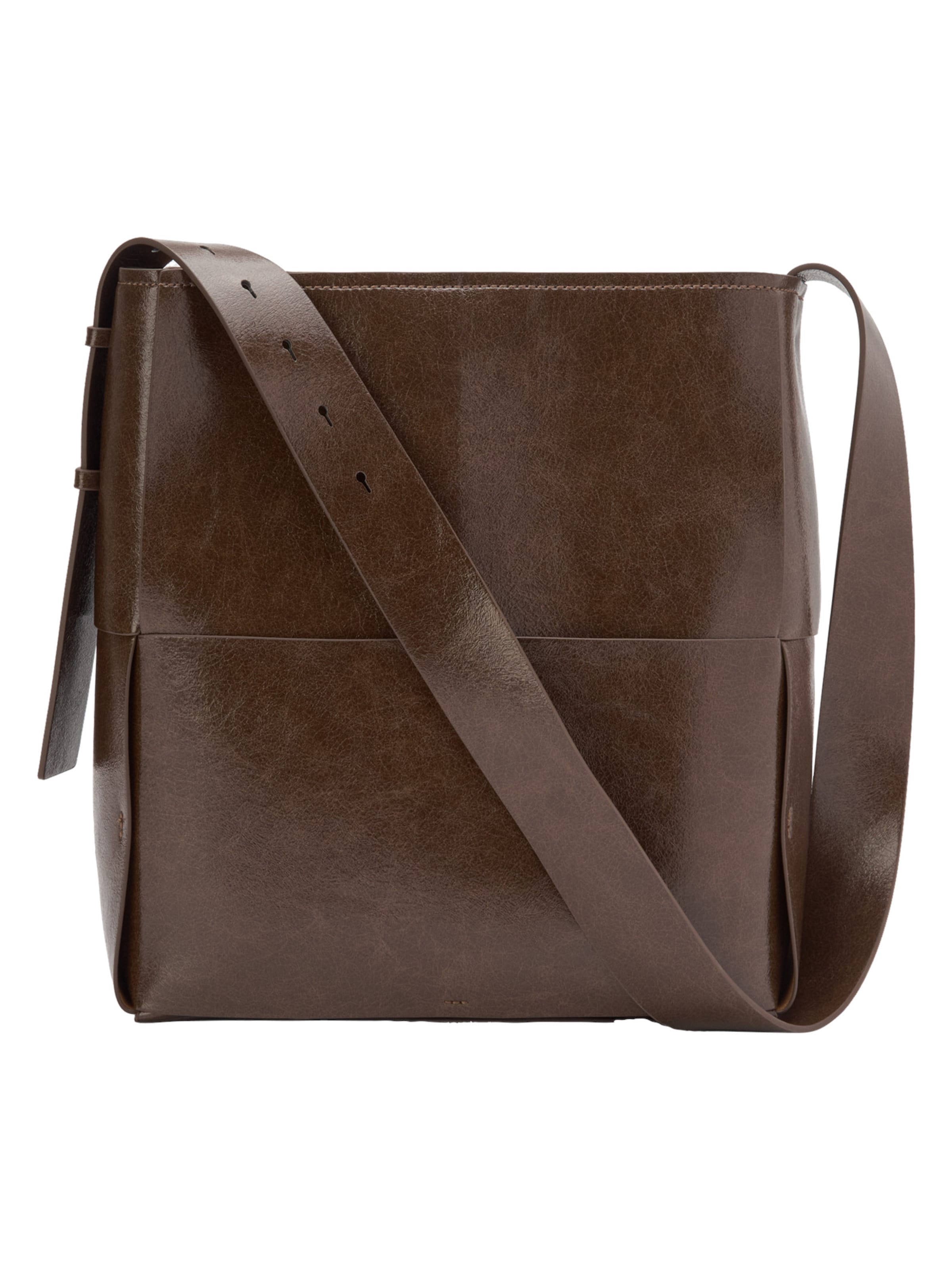 Sac bandoulière 'Horizonte' Adolfo Dominguez en marron