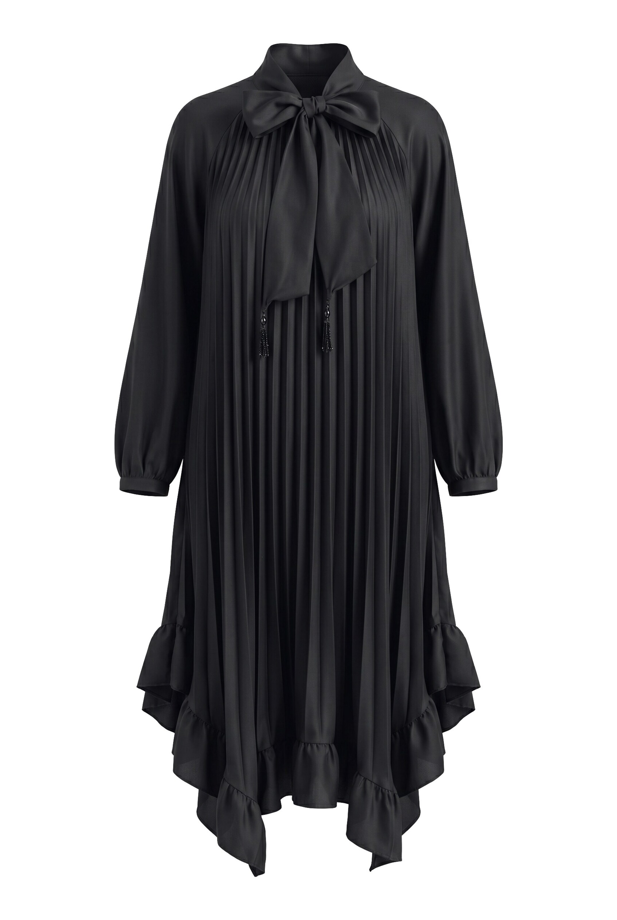 Ulla Popken Kleid in Schwarz: Vorderseite