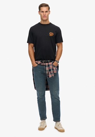 T-Shirt 'The Merchant Store' Superdry en bleu