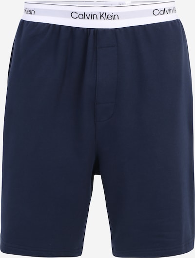 Pantaloncini da pigiama Calvin Klein Underwear di colore blu notte / bianco, Visualizzazione prodotti