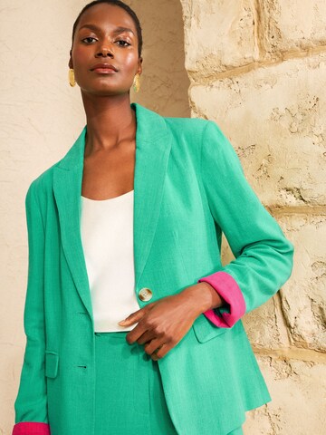 love & roses - Blazer en verde