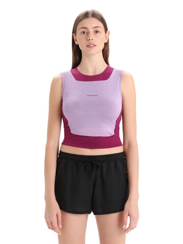 ICEBREAKER Sports top in Black: front