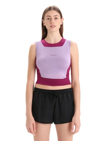 ICEBREAKER Sports Top in Black: front