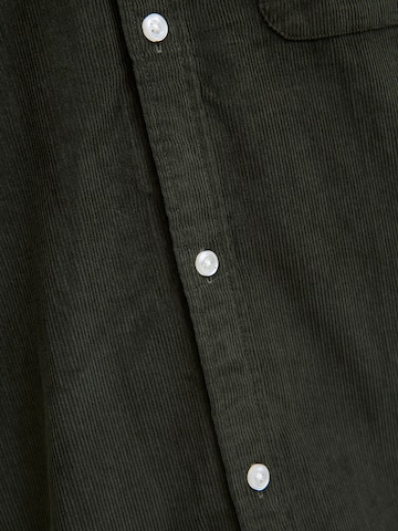 JACK & JONES Regular fit Button Up Shirt 'JJECLASSIC' in Green