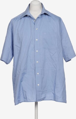 OLYMP Button Up Shirt in L in Blue: front