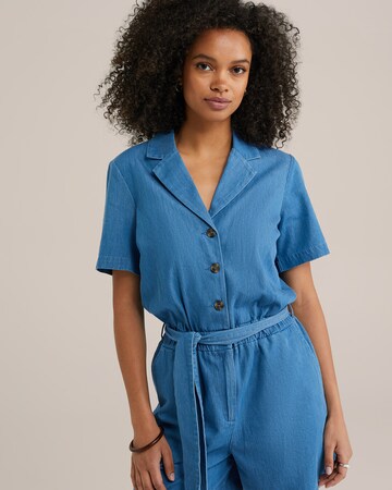 WE Fashion Jumpsuit in Blue: front