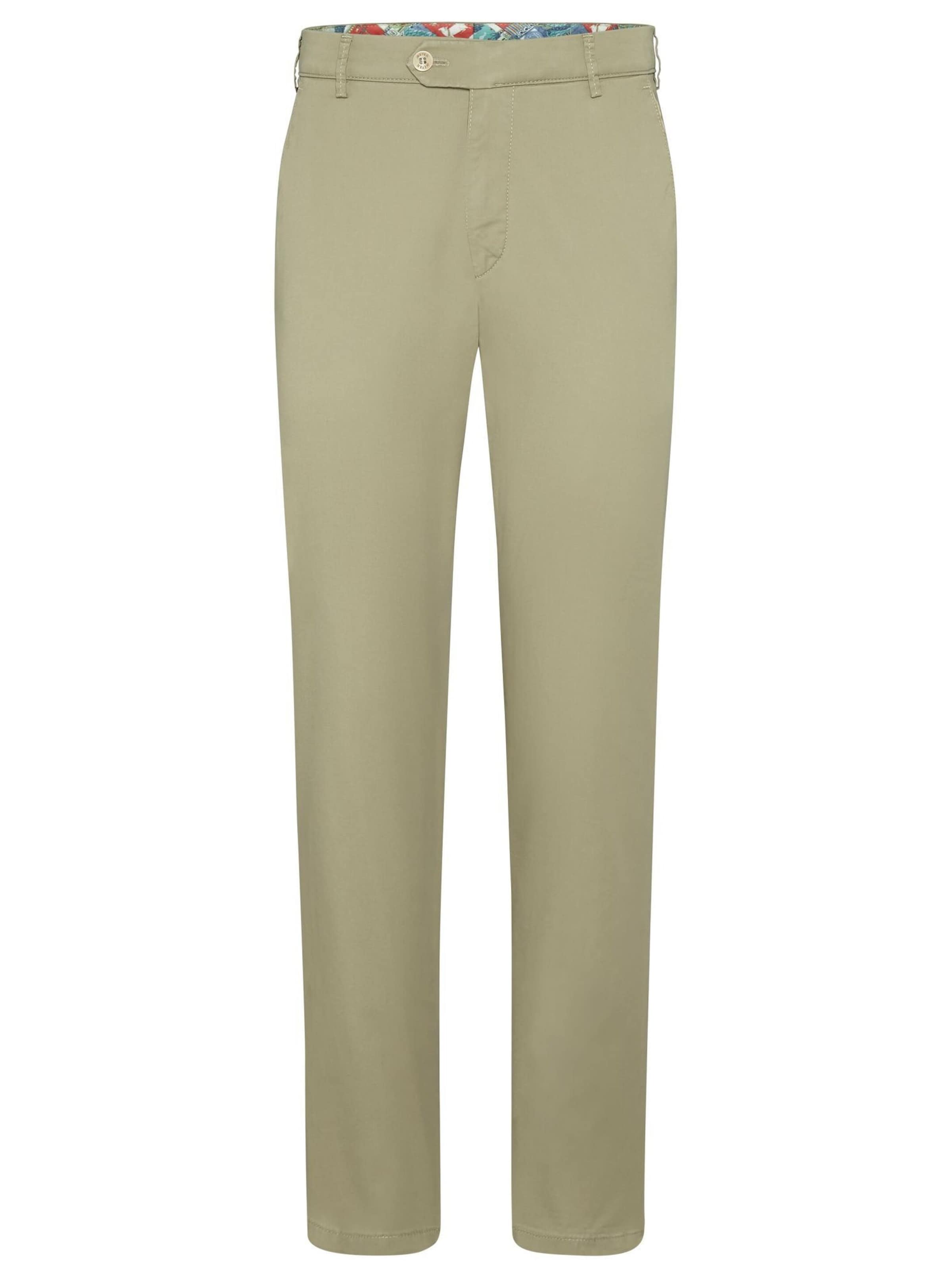 MEYER Slimfit Chino 'New York' in Beige: voorkant