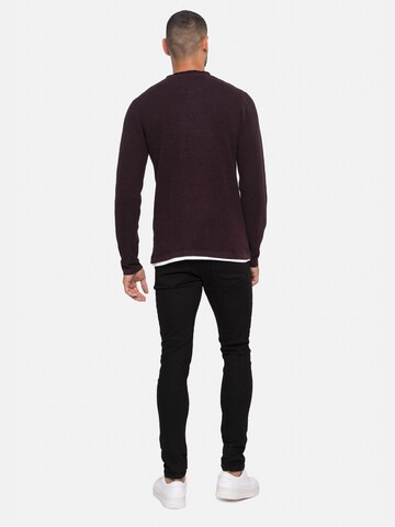 Threadbare Sweater 'Dolan' in Red
