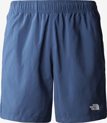 THE NORTH FACE Regular Sportbroek '24/7' in Blauw: voorkant