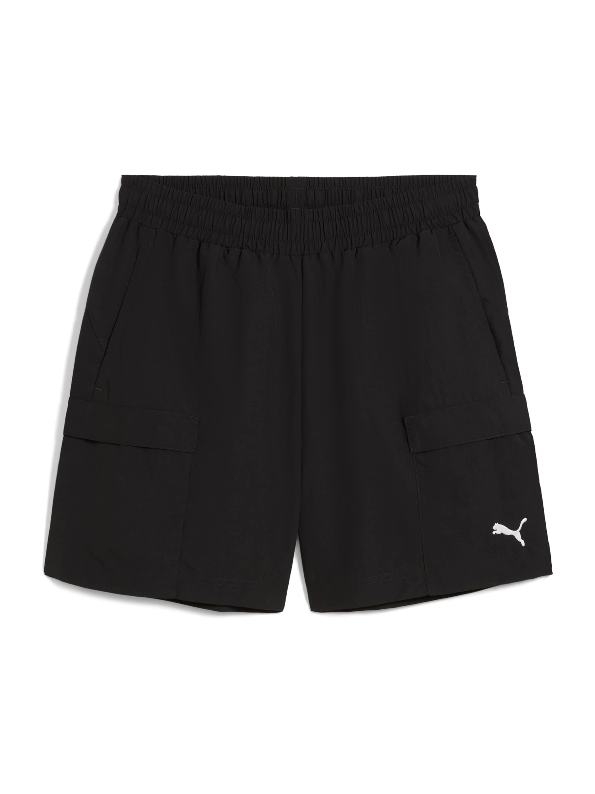 PUMA Loosefit Παντελόνι cargo 'WARDROBE ESS' σε μαύρο: μπροστά