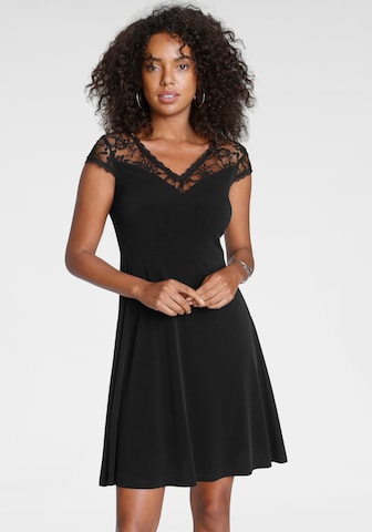 MELROSE Dress in Black: front