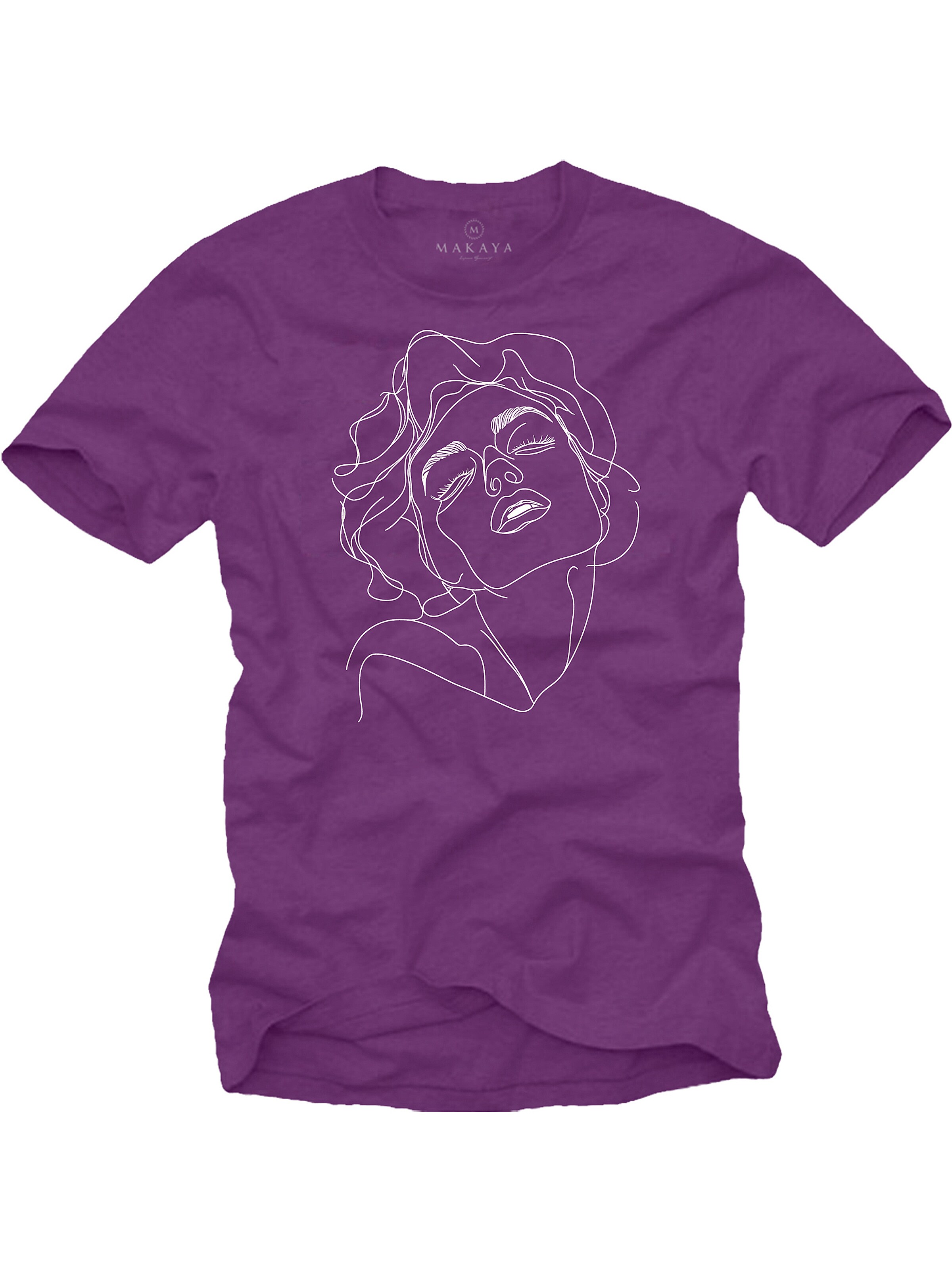 MAKAYA Shirt in Purple: front