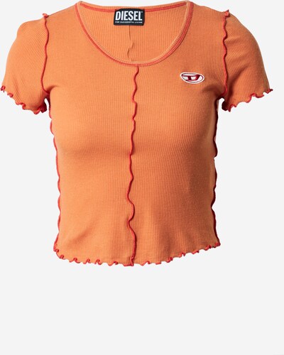 DIESEL T-shirt en abricot / rouge / blanc, Vue avec produit