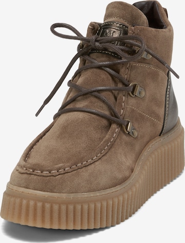 Bottines à lacets Marc O'Polo en marron : devant