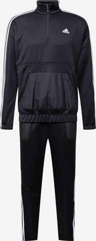 ADIDAS SPORTSWEAR Treeningdress, värv must: eest vaates