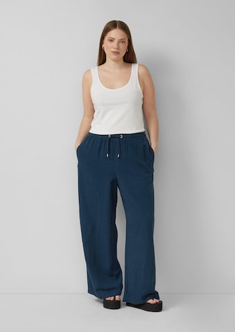 QS Regular Broek in Blauw