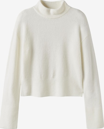 Pull-over LMTD en blanc : devant