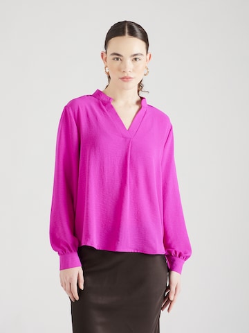 Wallis - Blusa 'Neru' em roxo: frente