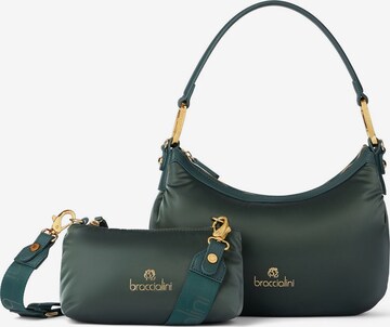 Braccialini Schultertasche 'Beth Puffy' in Grün: Vorderseite