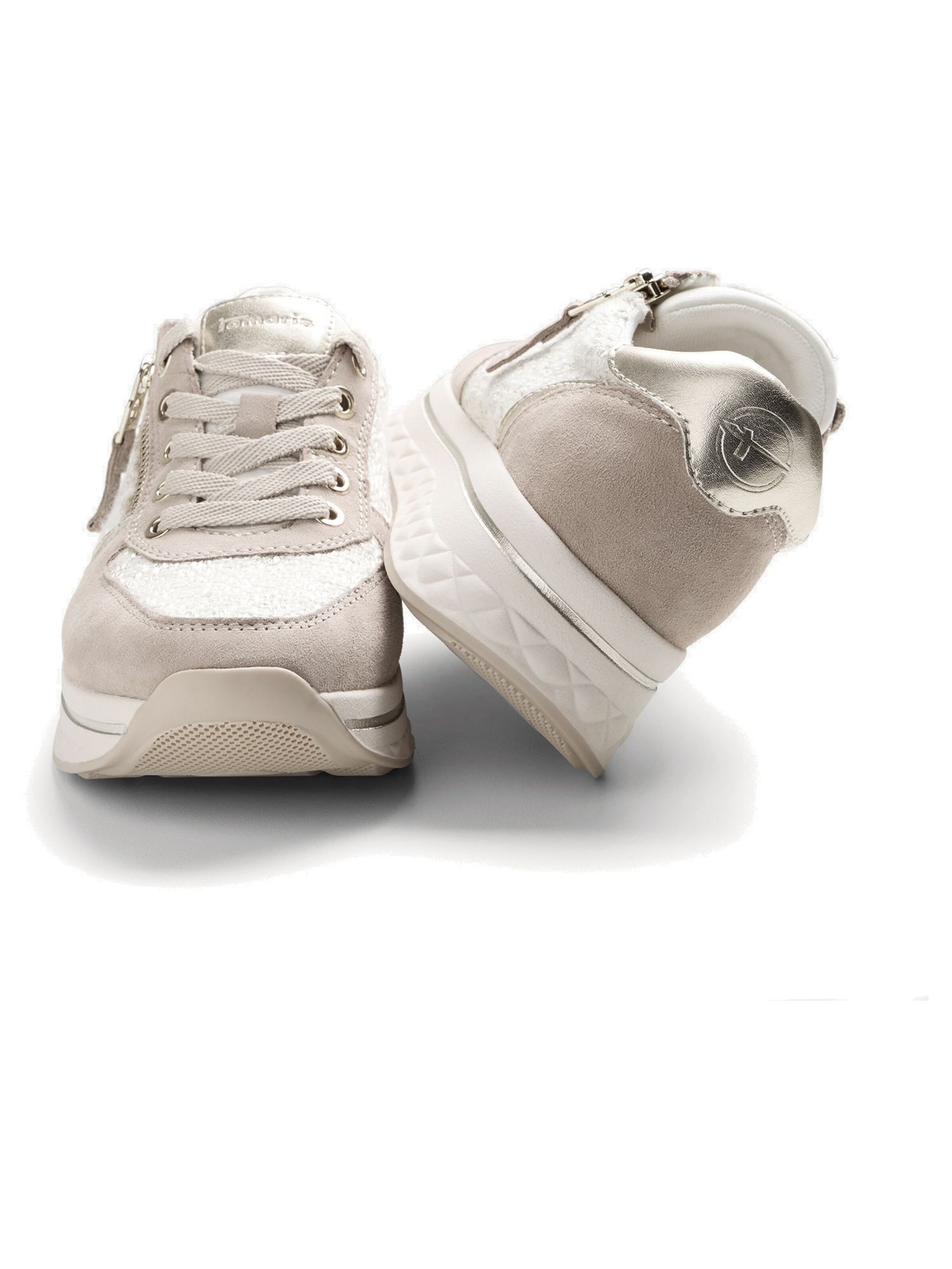 Baskets basses Tamaris en beige