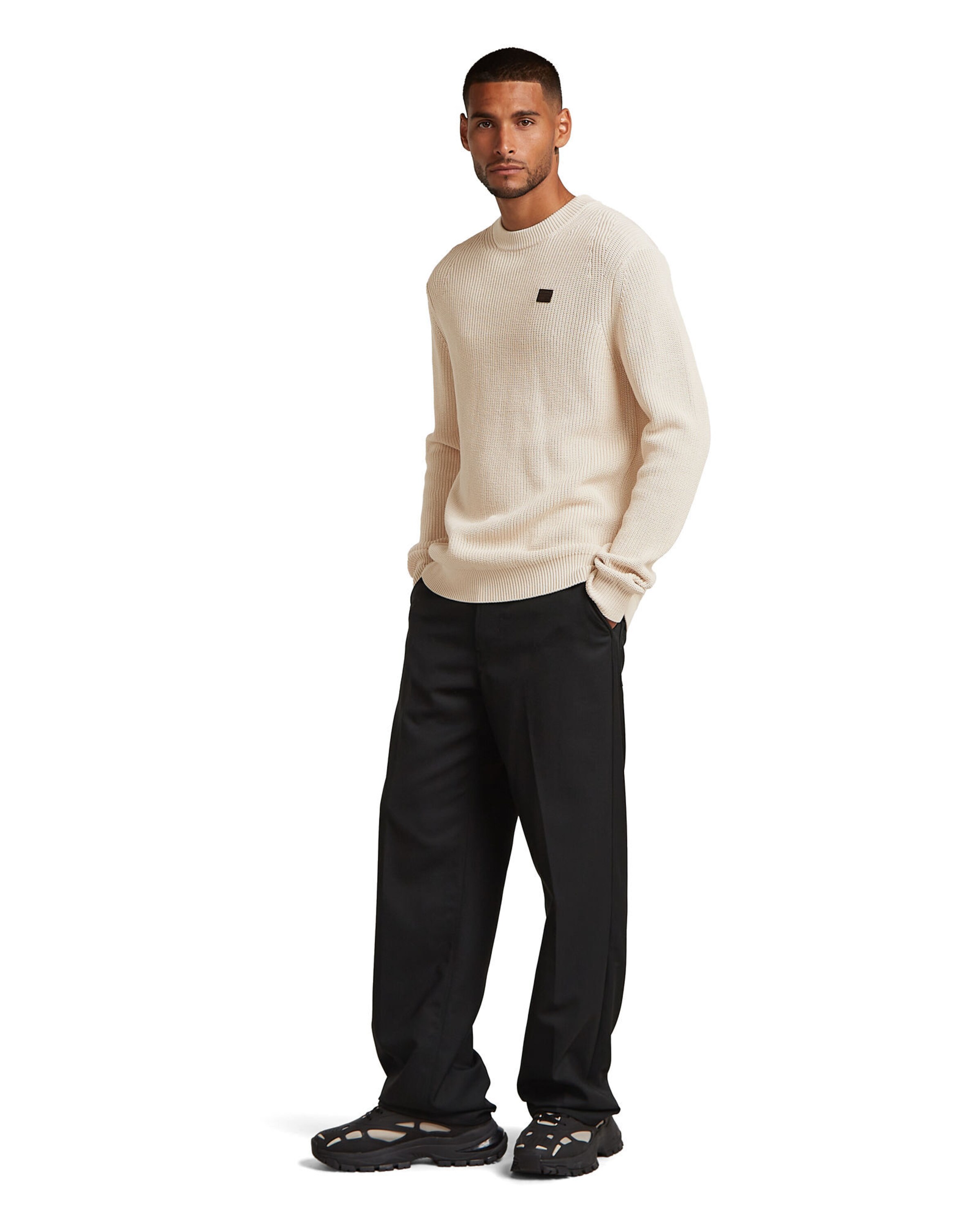 G-STAR Regular Chinohose 'Modson' in Schwarz