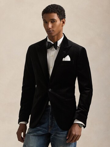 Coupe regular Veste de costume Polo Ralph Lauren en noir : devant