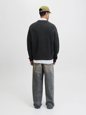 JACK & JONES Knit cardigan in Grey
