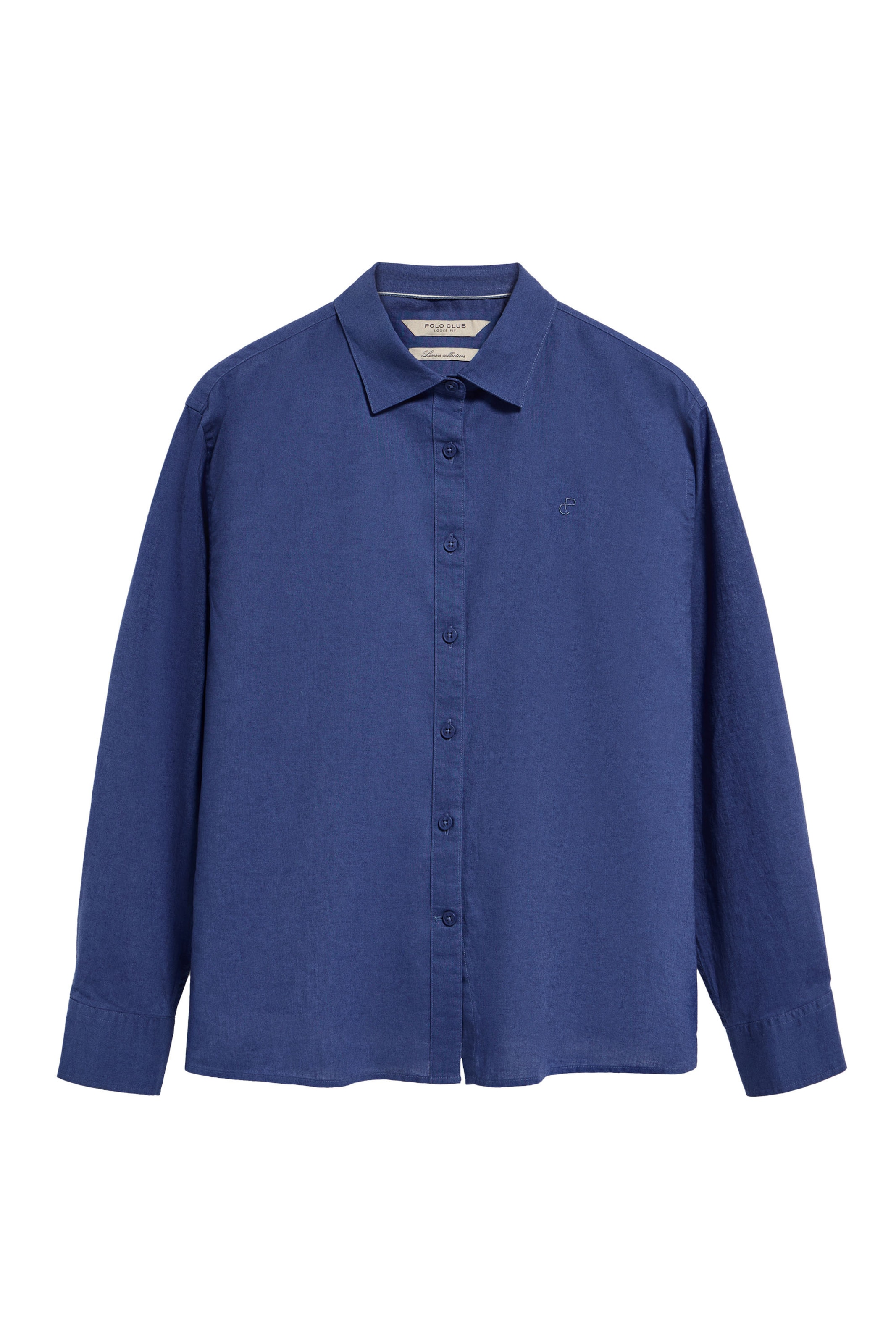 Polo Club Bluse in Blau: Vorderseite