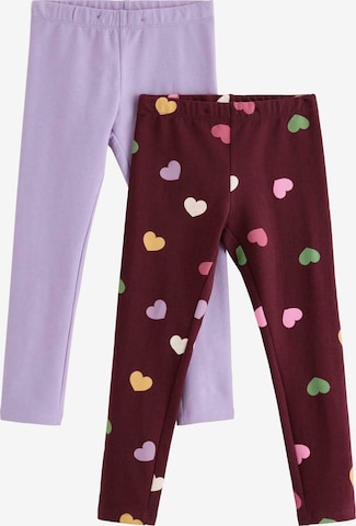 Lindex Skinny Leggingsit värissä lila: etupuoli
