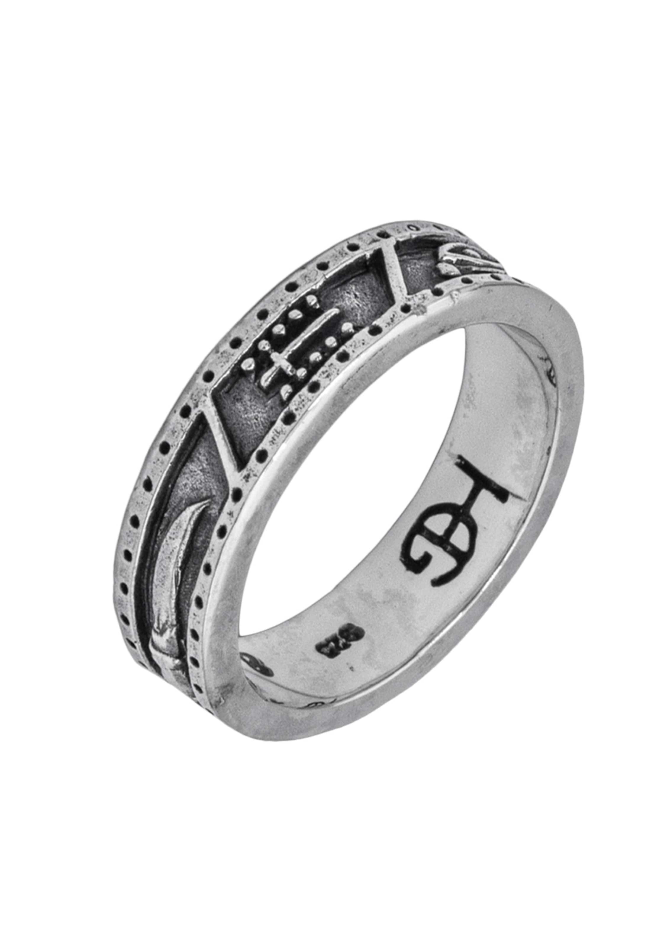 Haze&Glory Δαχτυλίδι 'Foresight' σε ασημί: μπροστά