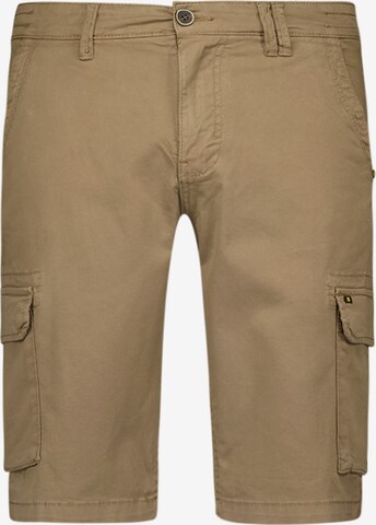 No Excess Cargo Pants in Brown: front