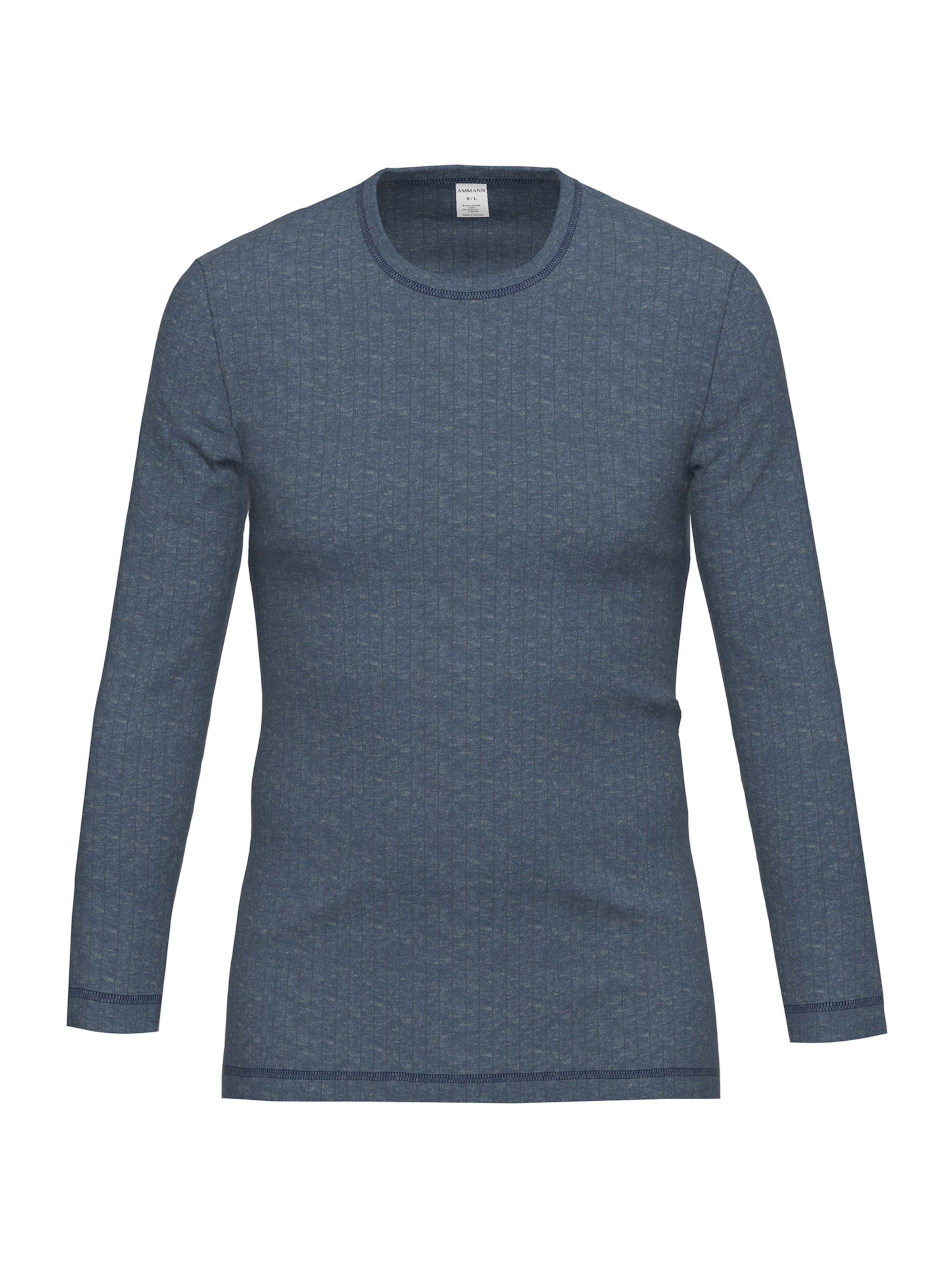 Ammann Longsleeve ' 193 Thermo ' in Blau: Vorderseite