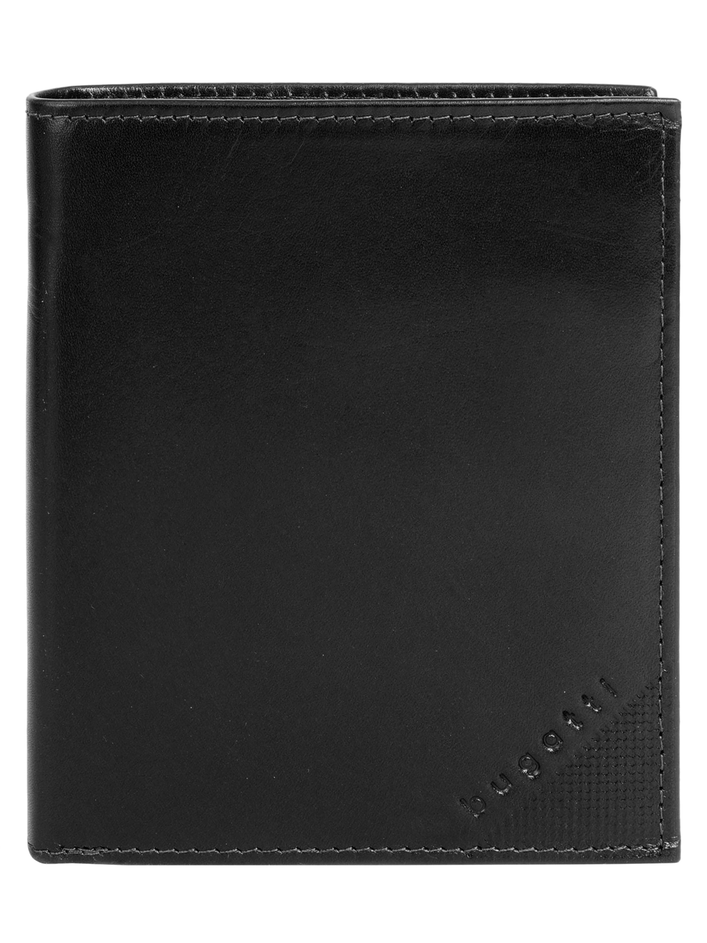 bugatti Portemonnaie 'NOBILE'‌‌‌‌‌‌ in Schwarz: Vorderseite