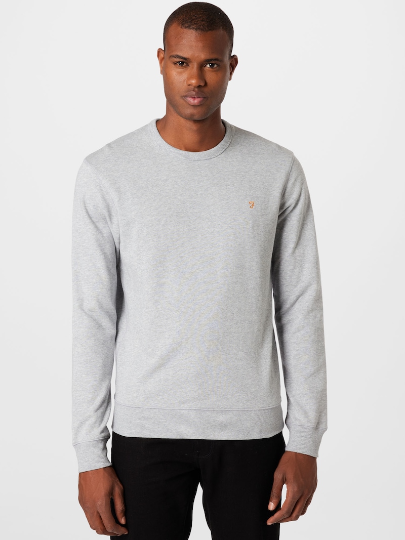 Men Clothing FARAH Sweaters Mottled Grey