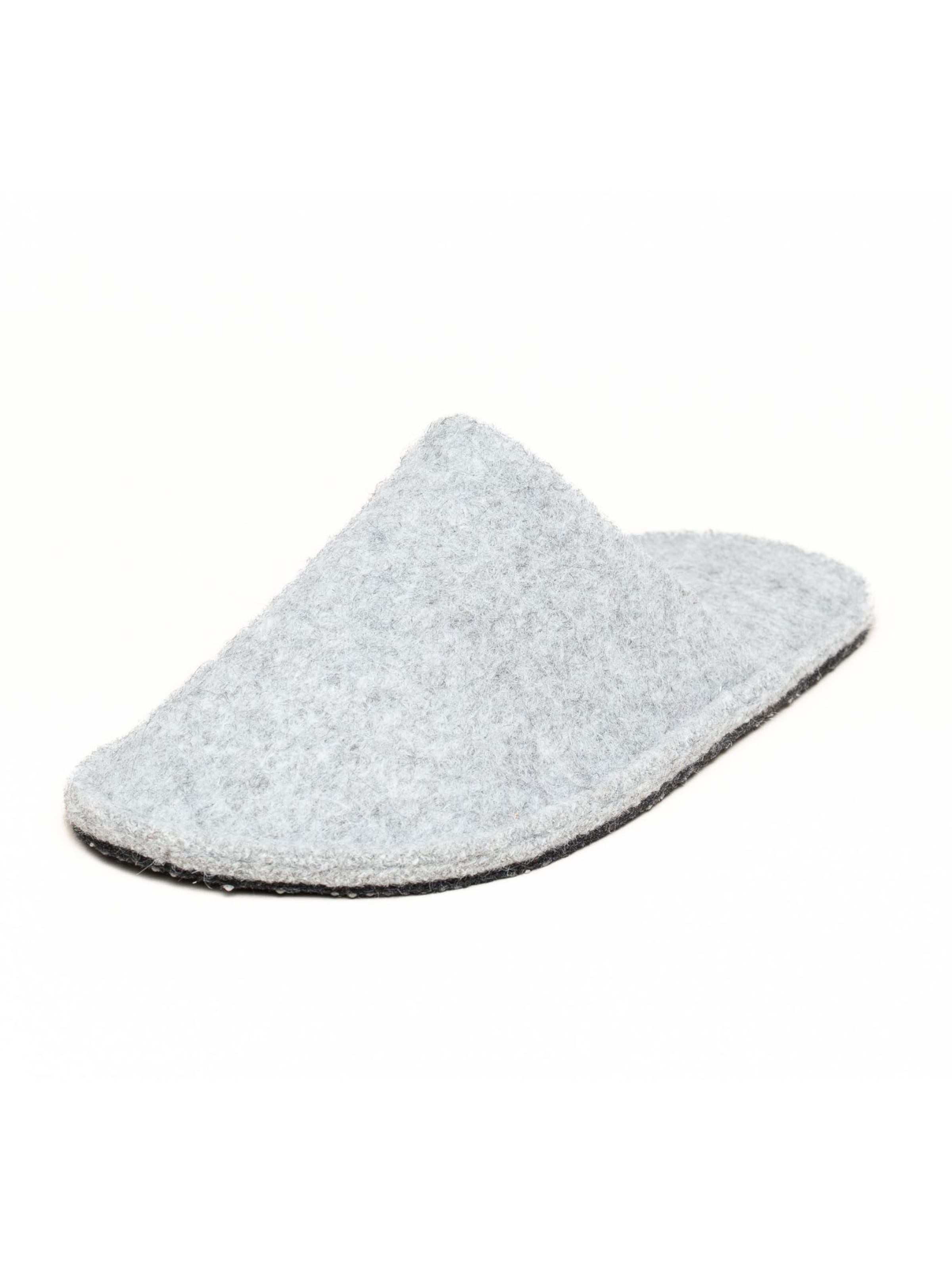 Gottstein Hausschuh 'Slipper Cozy Alpaka Slipper Cozy Alpaka'‌‌‌ in Grau: Vorderseite