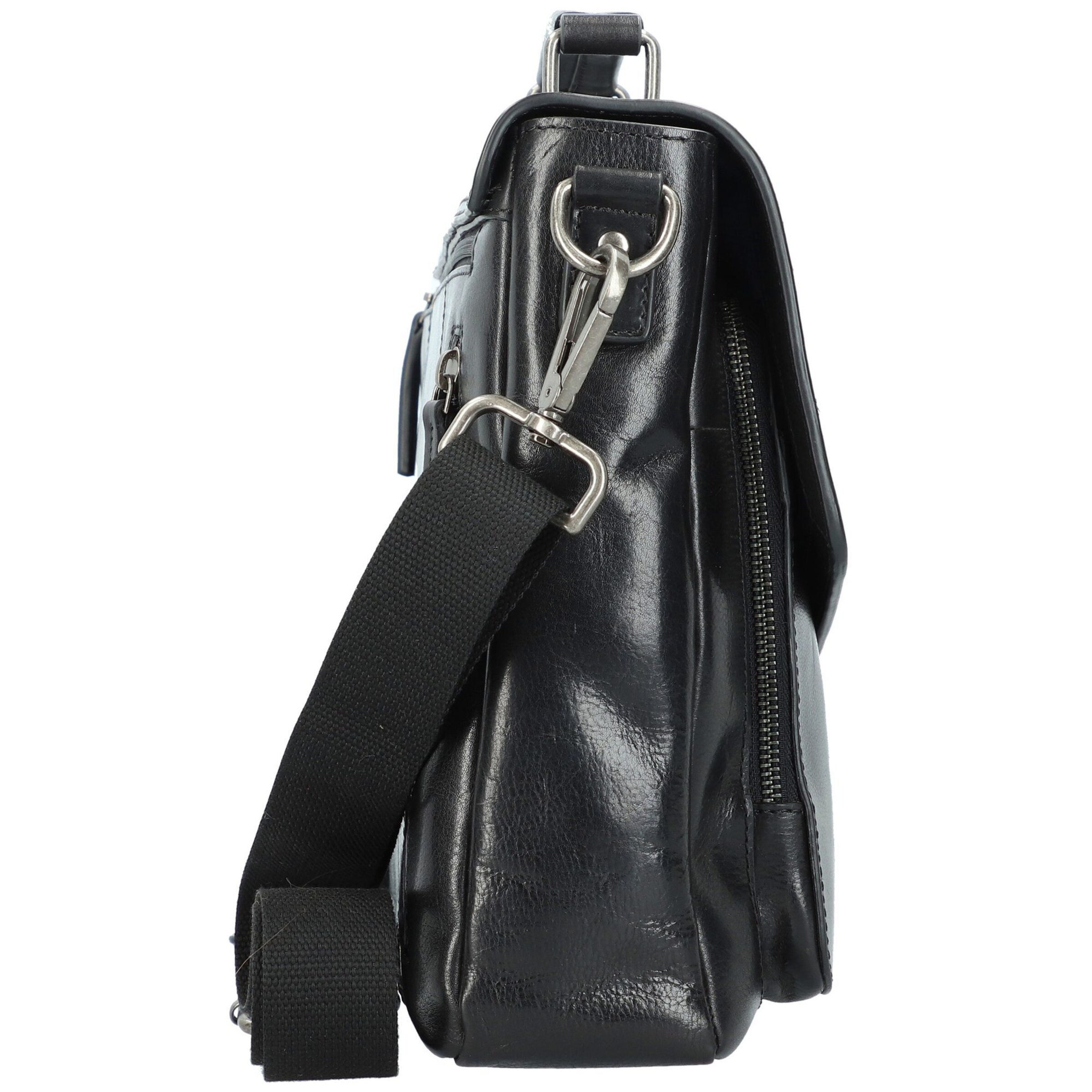 LEONHARD HEYDEN Document Bag in Black