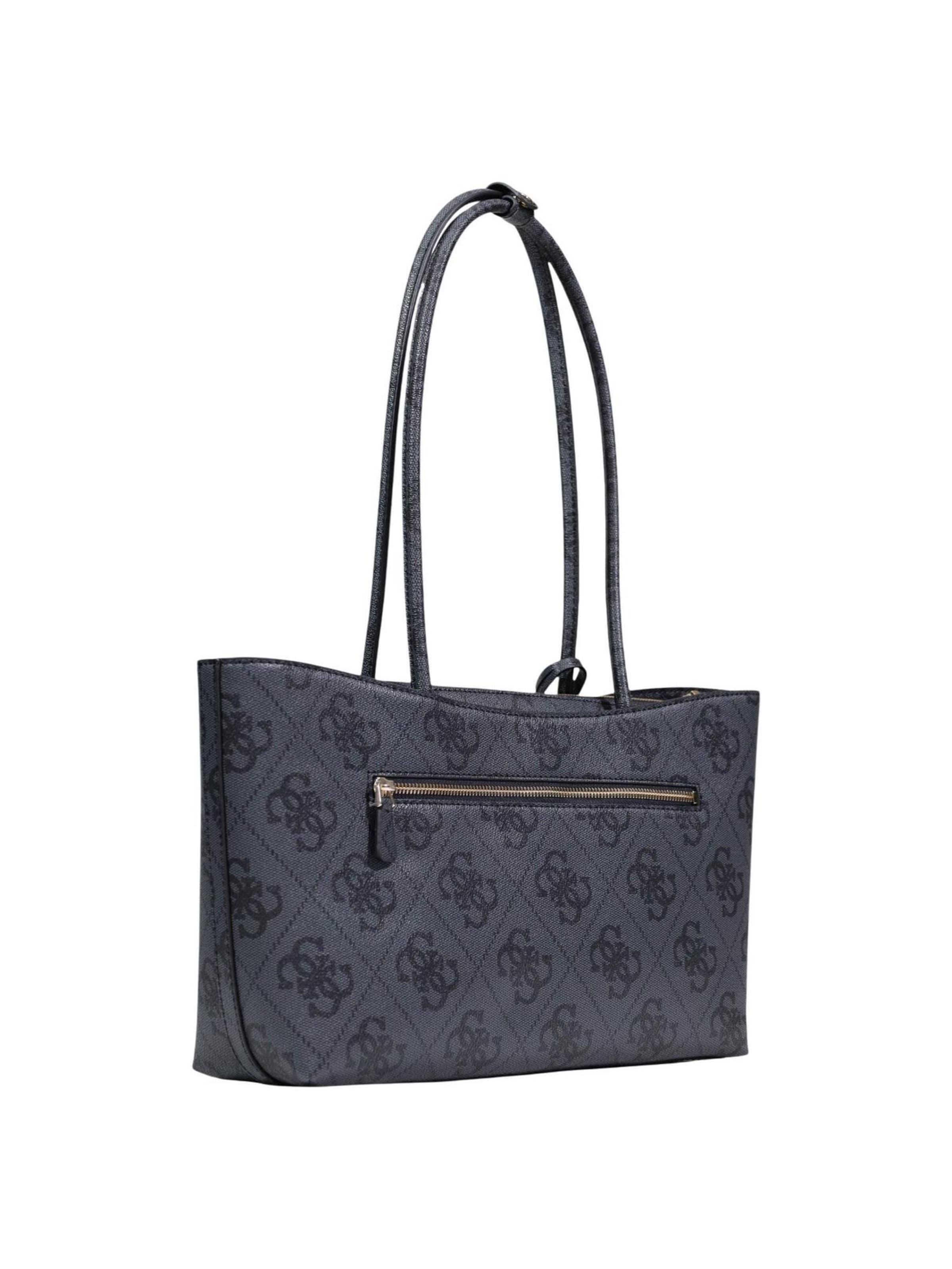 GUESS Schultertasche 'JANIE'‌‌‌‌‌‌‌‌‌‌ in Grau