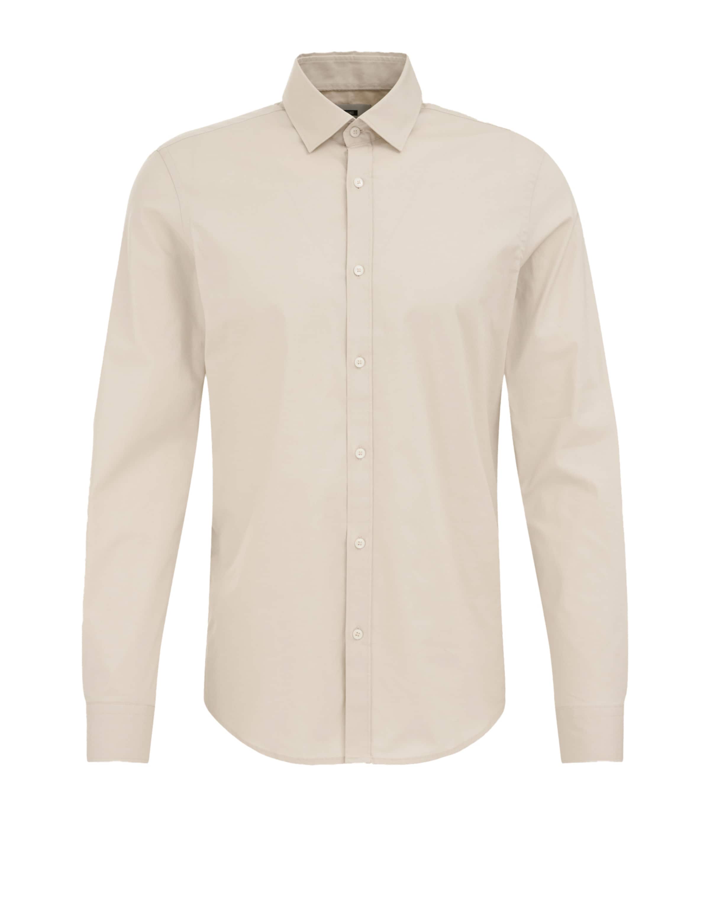 Chemise WE Fashion en beige : devant