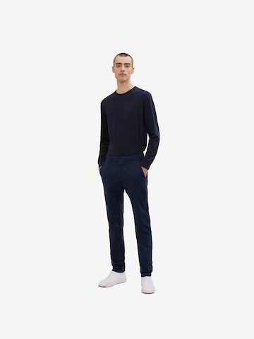 Slimfit Pantaloni chino 'Travis' di TOM TAILOR in blu