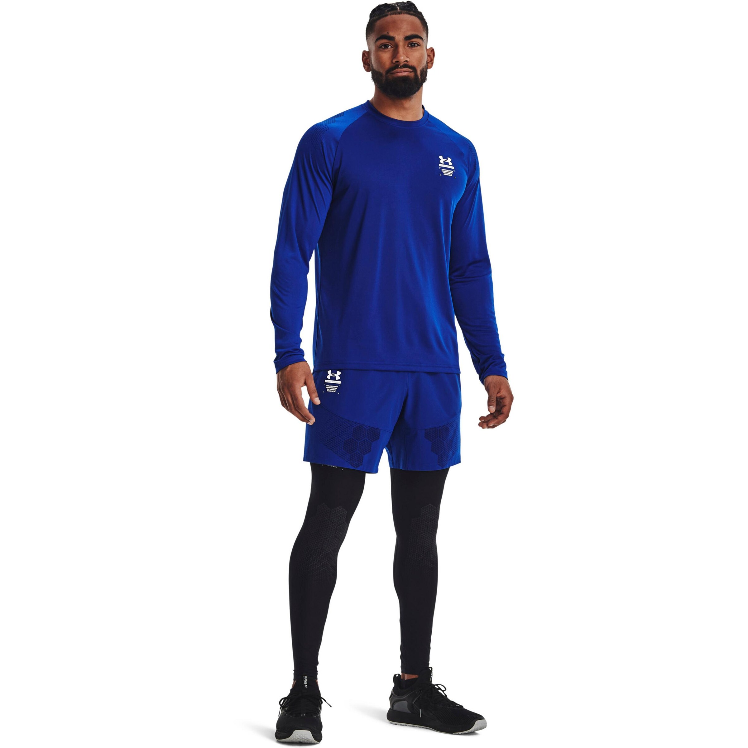 UNDER ARMOUR Regular Workout Pants in Blue