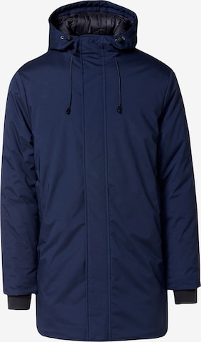 mėlyna KOROSHI Žieminė striukė: priekis