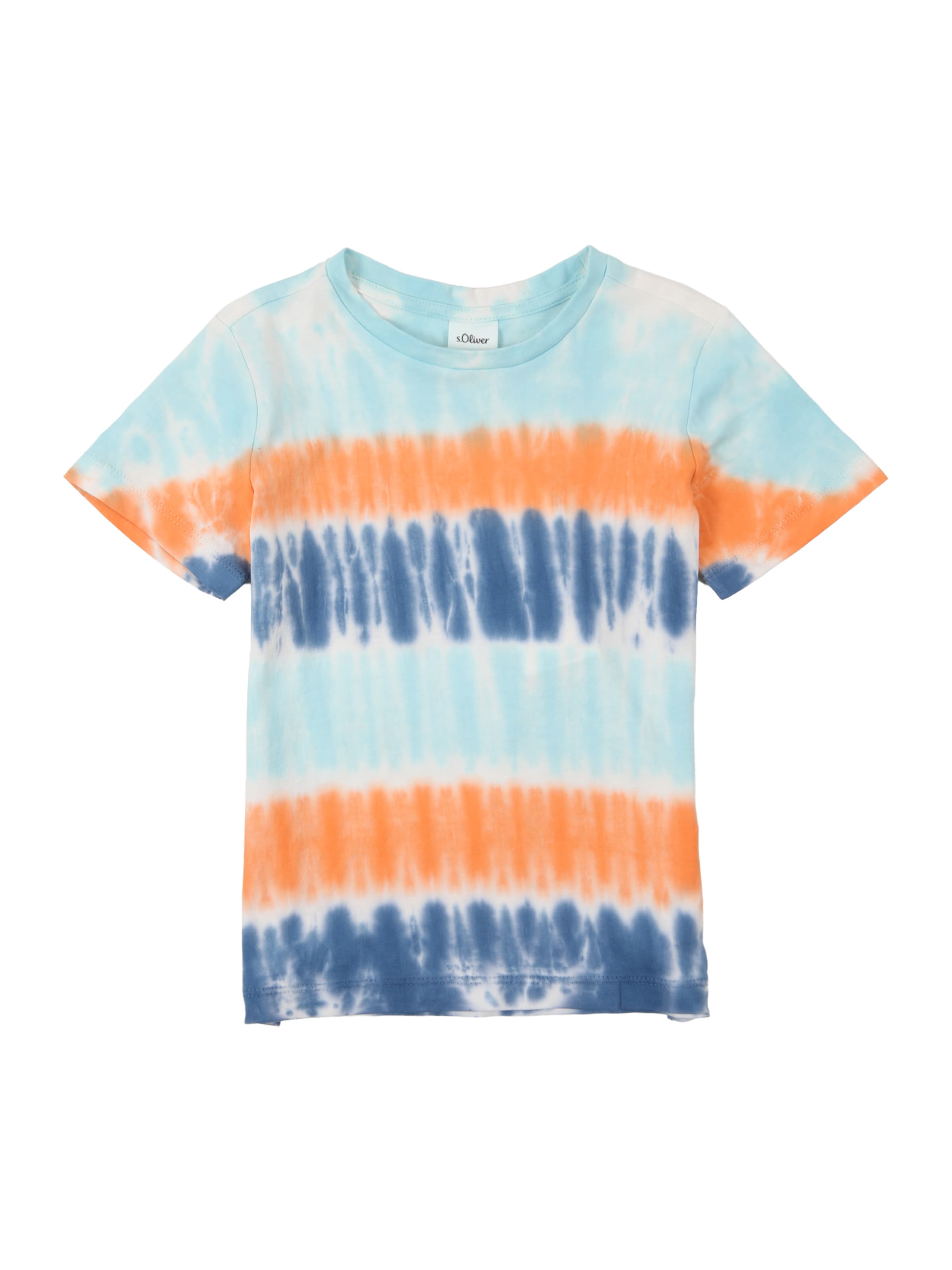 s.Oliver T-shirt i blå: framsida