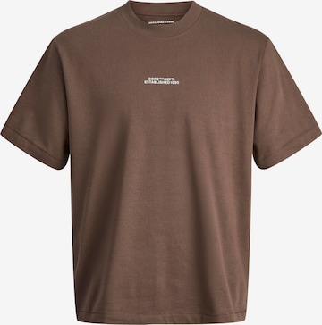 JACK & JONES Shirt in Brown: front